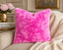 Load image into Gallery viewer, Rose Pink Tonal Whispy | Luxury Minky Throw Cover