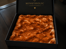 Load image into Gallery viewer, Nutmeg Cora | Luxury Minky Throw Cover