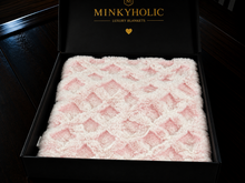 Load image into Gallery viewer, Rosewater Frosted Emma | Luxury Minky Throw Cover