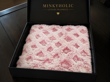 Load image into Gallery viewer, Dewberry Frosted Emma | Luxury Minky Throw Cover