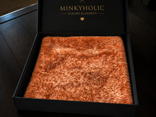 Load image into Gallery viewer, Nutmeg Jasper | Luxury Minky Throw Cover