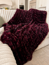 Load image into Gallery viewer, Cherry Cola Enzo Milan Minky Blanket