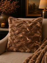 Load image into Gallery viewer, Espresso Cora | Luxury Minky Throw Cover