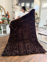 Load image into Gallery viewer, Black Coffee Enzo Milan Minky Blanket