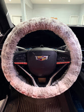Load image into Gallery viewer, Silver Lining Wild Rabbit | Luxury Minky Steering Wheel Cover