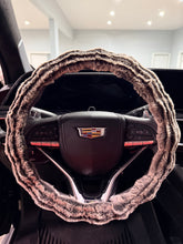 Load image into Gallery viewer, Chocolate Almond Frosted Oceana | Luxury Minky Steering Wheel Cover