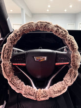 Load image into Gallery viewer, Espresso Frosted Koala | Luxury Minky Steering Wheel Cover