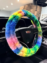 Load image into Gallery viewer, Brights Tye Dye Modo | Luxury Minky Steering Wheel Cover