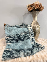 Load image into Gallery viewer, Seamoss Tiger Strip | Luxury Minky Strip Baby Blanket