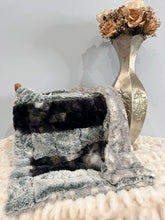 Load image into Gallery viewer, Moonstone Hudson x Hush Strip | Luxury Minky Strip Baby Blanket