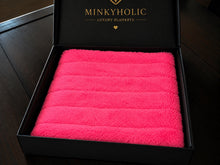 Load image into Gallery viewer, Neon Pink Koala | Luxury Minky Throw Cover