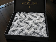 Load image into Gallery viewer, Seamoss Frosted Cora | Luxury Minky Throw Cover