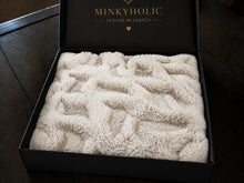 Load image into Gallery viewer, Honeydew Frosted Cora | Luxury Minky Throw Cover