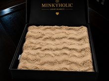 Load image into Gallery viewer, Pecan Glacier | Luxury Minky Throw Cover
