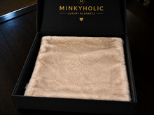 Load image into Gallery viewer, Sand Dollar Glazed Encore | Luxury Minky Throw Cover
