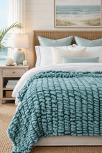 Load image into Gallery viewer, Coastal Dolce Milan Minky Blanket
