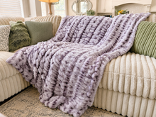 Load image into Gallery viewer, Sugar Plum Luca Milan Minky Blanket
