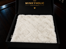 Load image into Gallery viewer, White Sage Frosted Emma | Luxury Minky Throw Cover
