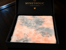 Load image into Gallery viewer, Apricot Blossom Whispy | Luxury Minky Throw Cover
