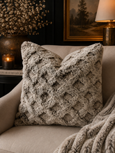 Load image into Gallery viewer, Espresso Frosted Emma | Luxury Minky Throw Cover
