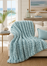 Load image into Gallery viewer, Coastal Dolce Milan Minky Blanket
