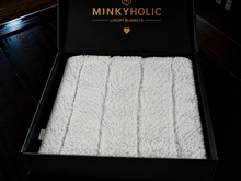 Load image into Gallery viewer, Cove Frosted Hush Whispy| Luxury Minky Throw Cover
