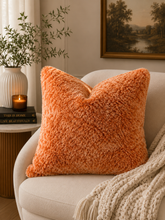 Load image into Gallery viewer, Nutmeg Jasper | Luxury Minky Throw Cover
