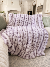 Load image into Gallery viewer, Sugar Plum Luca Milan Minky Blanket
