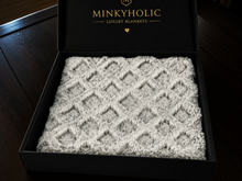 Load image into Gallery viewer, Seamoss Frosted Emma | Luxury Minky Throw Cover
