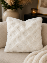 Load image into Gallery viewer, White Sage Frosted Emma | Luxury Minky Throw Cover

