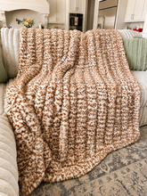 Load image into Gallery viewer, Woodland Cheetah Milan Minky Blanket
