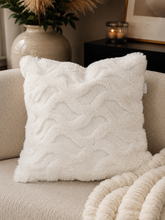 Load image into Gallery viewer, White Sage Frosted Cora | Luxury Minky Throw Cover
