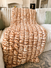 Load image into Gallery viewer, Woodland Cheetah Milan Minky Blanket
