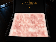 Load image into Gallery viewer, Rosewater Tonal Whispy | Luxury Minky Throw Cover
