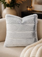 Load image into Gallery viewer, Navy Frosted Hush Whispy| Luxury Minky Throw Cover
