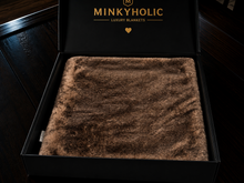 Load image into Gallery viewer, Smokey Quartz Glazed Encore | Luxury Minky Throw Cover
