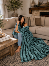 Load image into Gallery viewer, Juniper Luca Milan Minky Blanket
