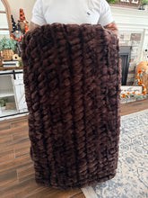 Load image into Gallery viewer, Black Coffee Enzo Milan Minky Blanket
