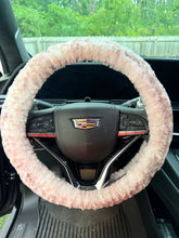 Load image into Gallery viewer, Rosewater Baby Leo Whispy | Luxury Minky Steering Wheel Cover
