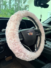 Load image into Gallery viewer, Rosewater Baby Leo Whispy | Luxury Minky Steering Wheel Cover
