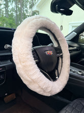Load image into Gallery viewer, Natural OG Bunny | Luxury Minky Steering Wheel Cover
