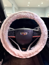 Load image into Gallery viewer, White Sage Whispy | Luxury Minky Steering Wheel Cover
