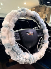 Load image into Gallery viewer, Agave Dusted Appaloosa Emma Whispy| Luxury Minky Steering Wheel Cover
