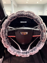 Load image into Gallery viewer, Navy Frosted Koala | Luxury Minky Steering Wheel Cover
