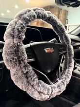 Load image into Gallery viewer, Navy Frosted Koala | Luxury Minky Steering Wheel Cover
