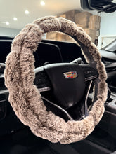 Load image into Gallery viewer, Espresso Frosted Koala | Luxury Minky Steering Wheel Cover
