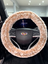 Load image into Gallery viewer, Fawn Frosted Hudson| Luxury Minky Steering Wheel Cover
