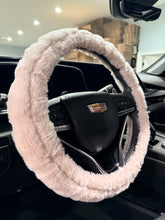 Load image into Gallery viewer, Rosewater Frosted Koala | Luxury Minky Steering Wheel Cover
