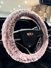 Load image into Gallery viewer, Canyon Frosted Whispy | Luxury Minky Steering Wheel Cover
