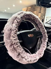 Load image into Gallery viewer, Alloy Frosted Powderpuff | Luxury Minky Steering Wheel Cover
